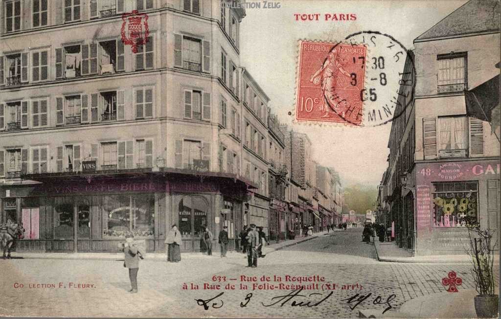 633 - Rue de la Roquette à la Rue de la Folie-Régnault