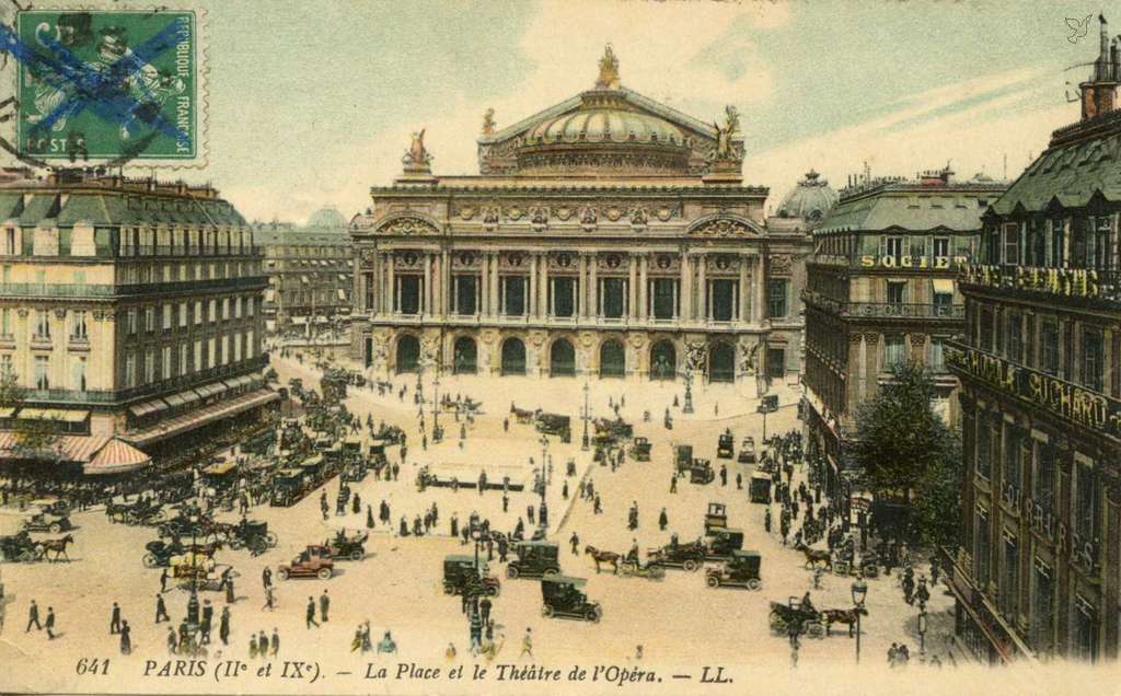 LL 641 (vue 3c) - La Place et le Théâtre de l'Opéra