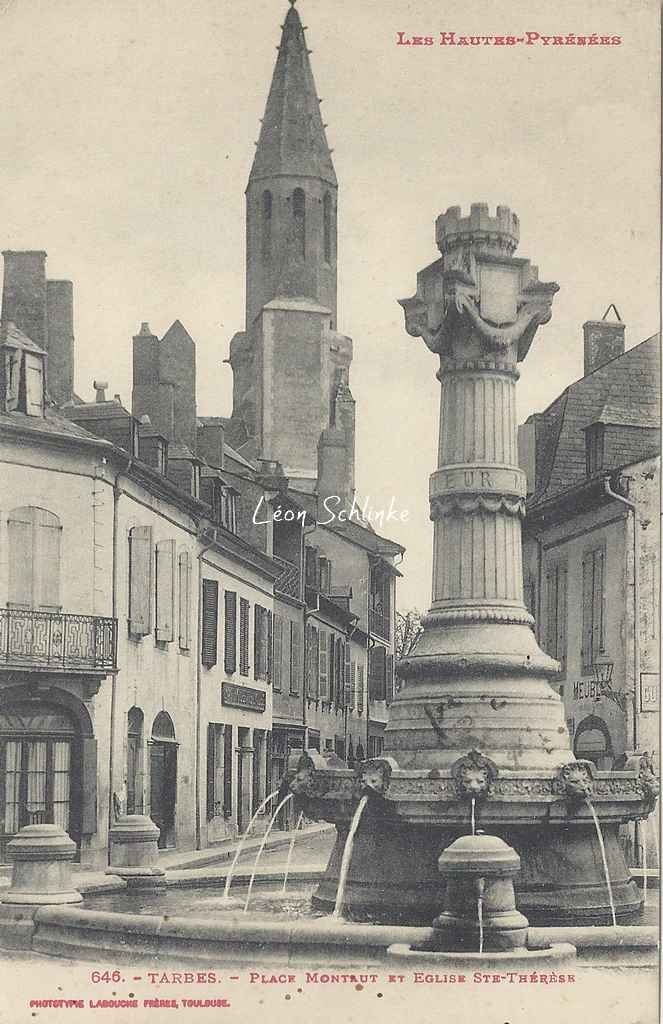 646 - Place Montaut et Eglise Sainte-Thérèse