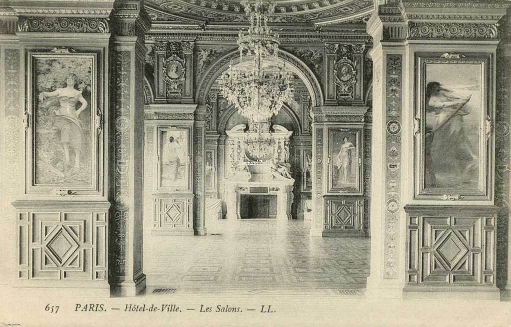 657 - PARIS - Hôtel de Ville - Les Salons