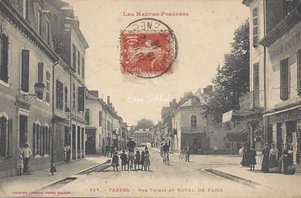 657 - Rue Thiers et Hôtel de Paris