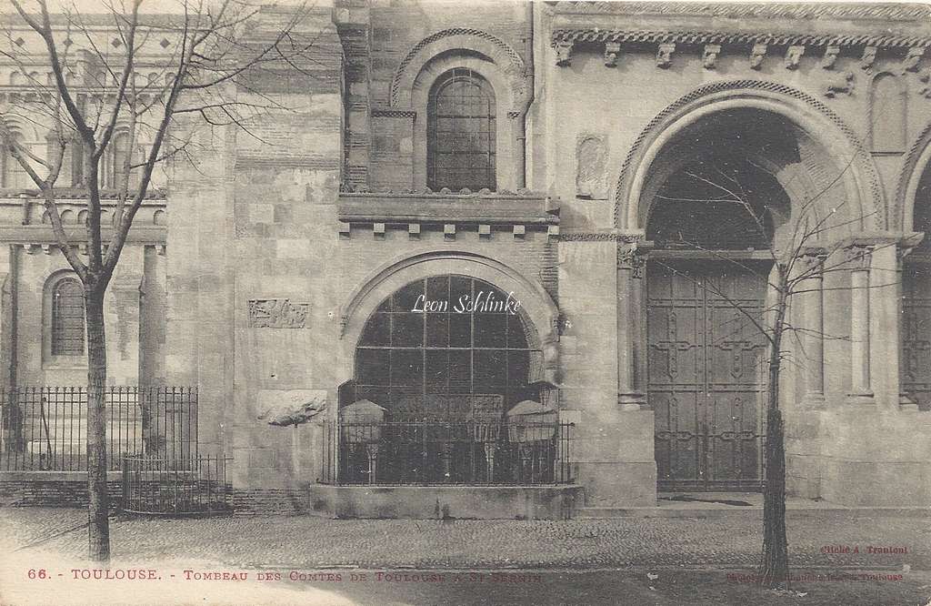 66 - Tombeau des Comtes de Toulouse à St-Sernin
