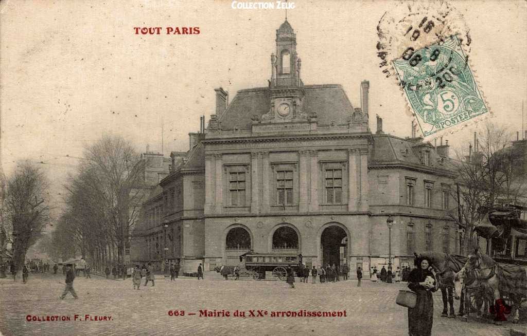 663 - Mairie du XX° arrondissement