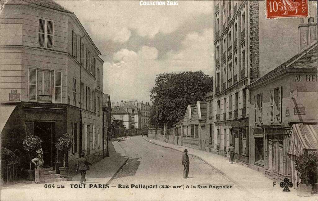 664 bis - Rue Pelleport à la Rue Bagnolet