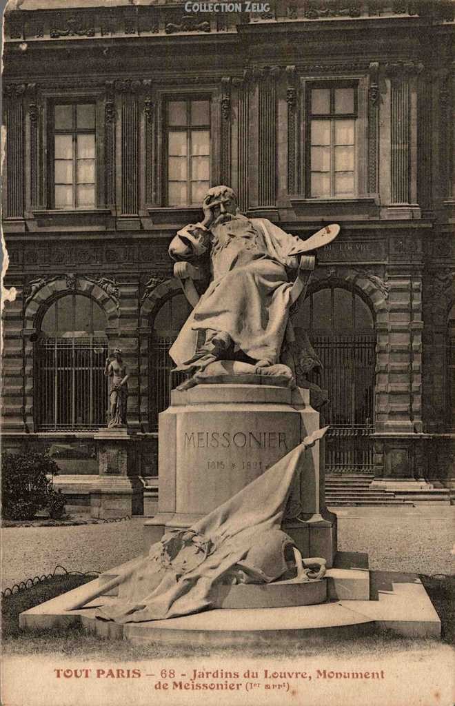 68 - Jardins du Louvre - Monument de Meissonier