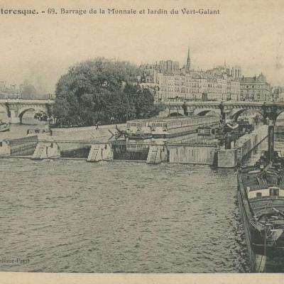 69 - Barrage de la Monnaie et Jardin du Vert-Galant