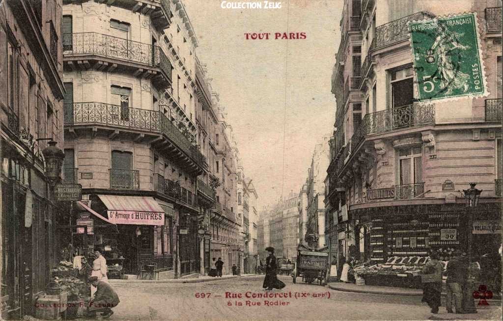 697 - Rue Condorcet à la Rue Rodier
