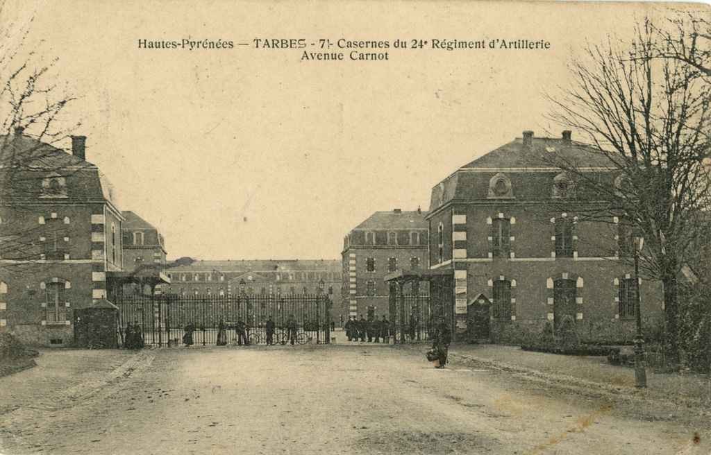 7 - Caserne du 24ème - Régiment d'Infanterie, Avenue Carnot