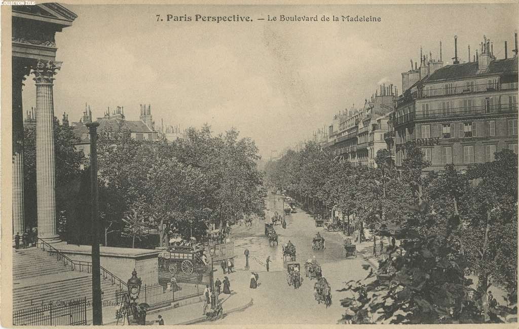 7 - Le Boulevard de la Madeleine