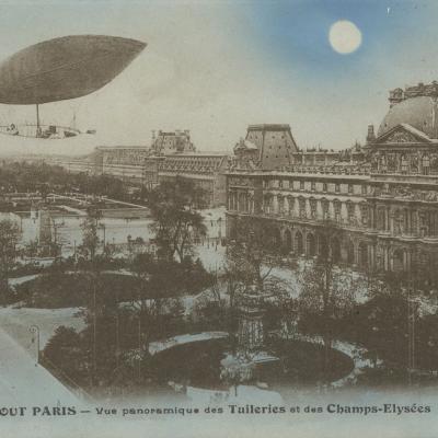 7 - Vue panoramique des Tuileries et des Champs-Elysées