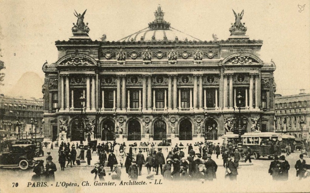 LL 70 (vue 9) - L'Opéra, Ch. Garnier, Architecte