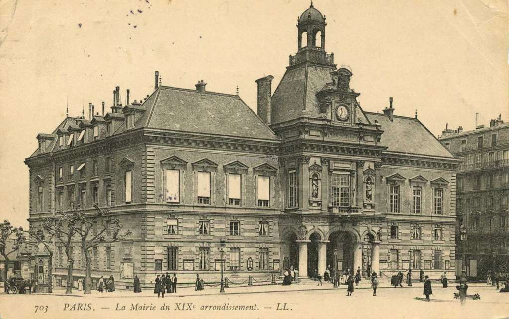 703 - PARIS - La Mairie de XIX° arrondissement