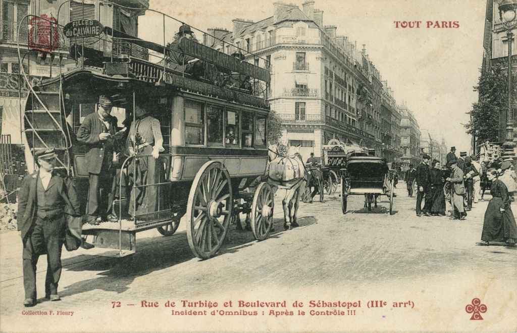 72 - Rue de Turbigo et Boulevard de Sébastopol