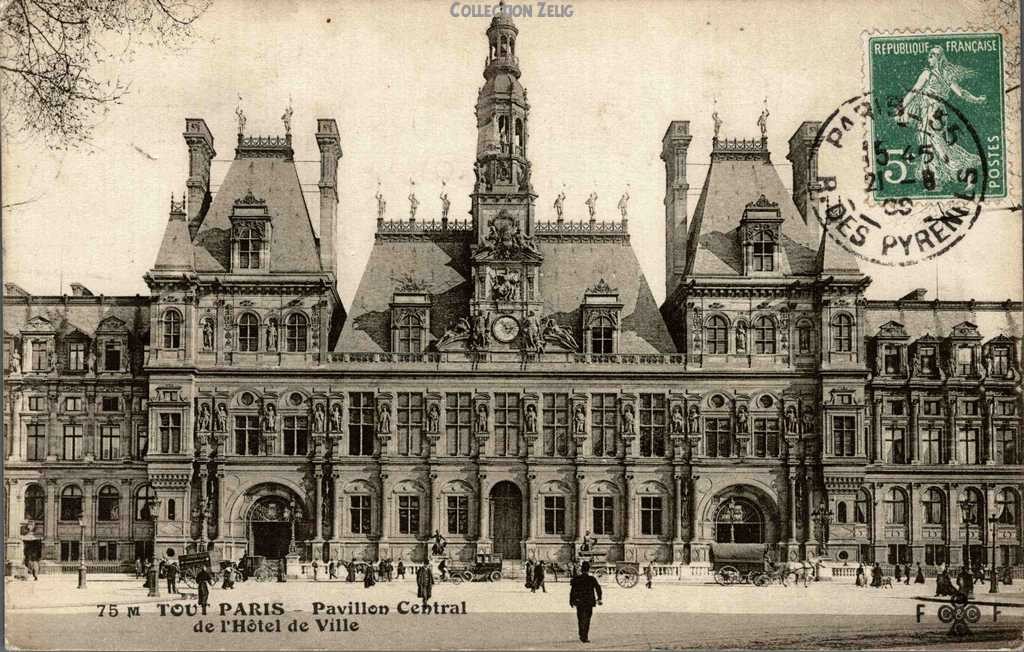 75 M - Pavillon centran de l'Hôtel de Ville