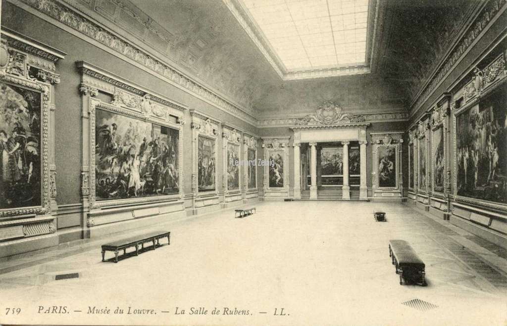 759 - PARIS - Musée du Louvre - La Salle de Rubens