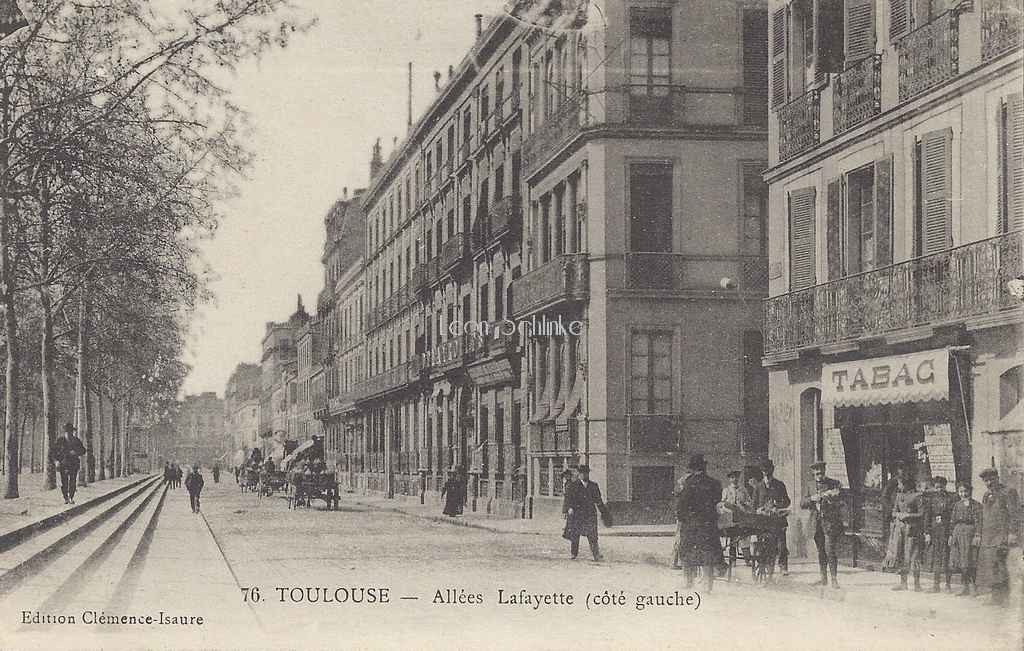 76 - Allée Lafayette, côté gauche