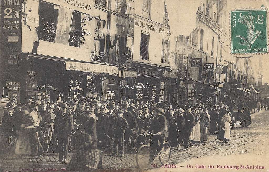 Photo-phono Gondry 761 - Un coin du Faubourg St-Antoine