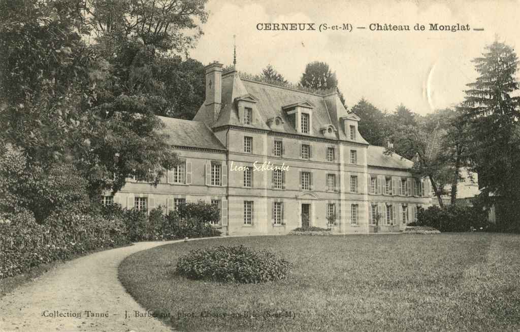 77-Cerneux - Château de Monglat (Tanné coll.)
