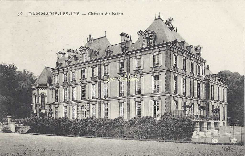 77-Villiers-en-Bière - Château du Bréau (illisible)