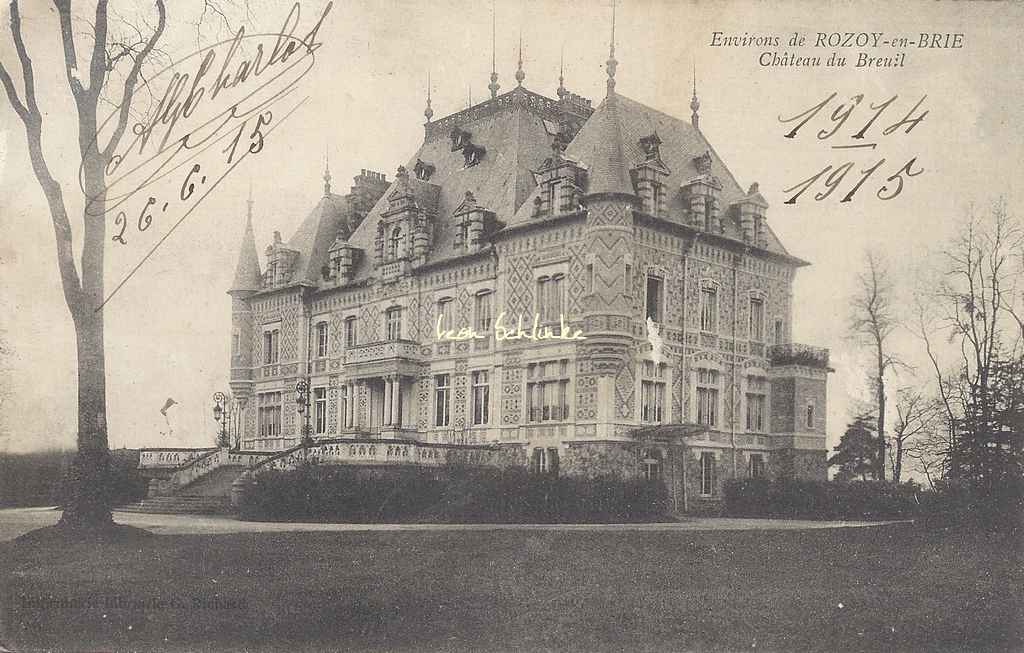 77-Voinsles - Château du Breuil (Richard imp.)