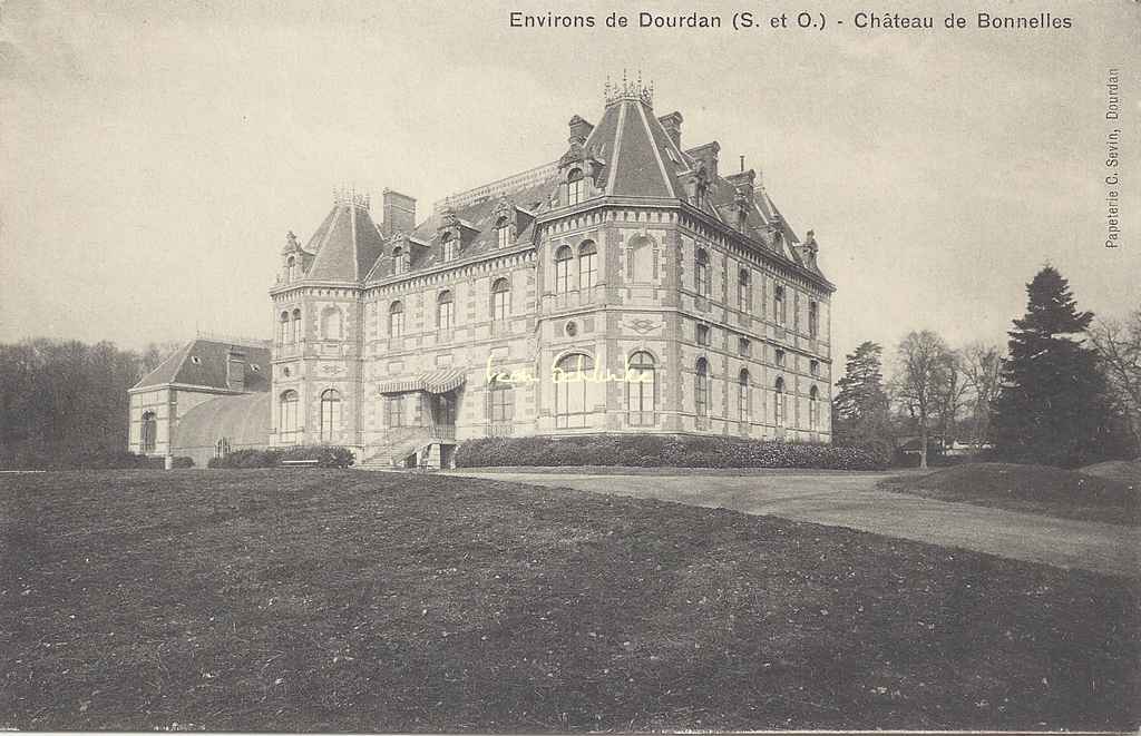 78-Bonnelles - Le Château (C.Sevin, pap.)