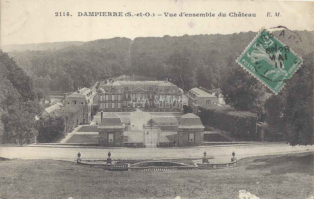 78-Dampierre-en-Yvelines - Vue d'ensemble du Château (EM 2114)