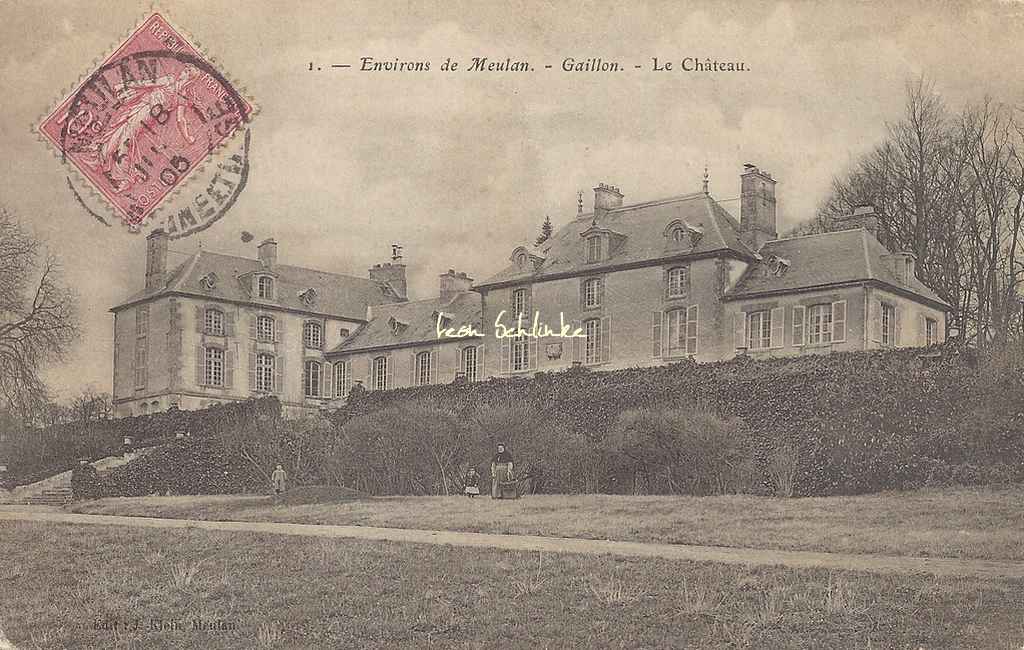 78-Gaillon-sur-Montcient - Le Château (J.Klein 1)