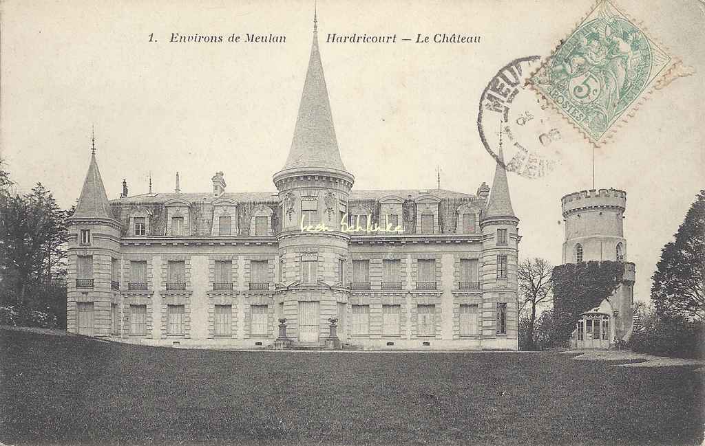78-Hardricourt - Le Château (Ss edit 1)