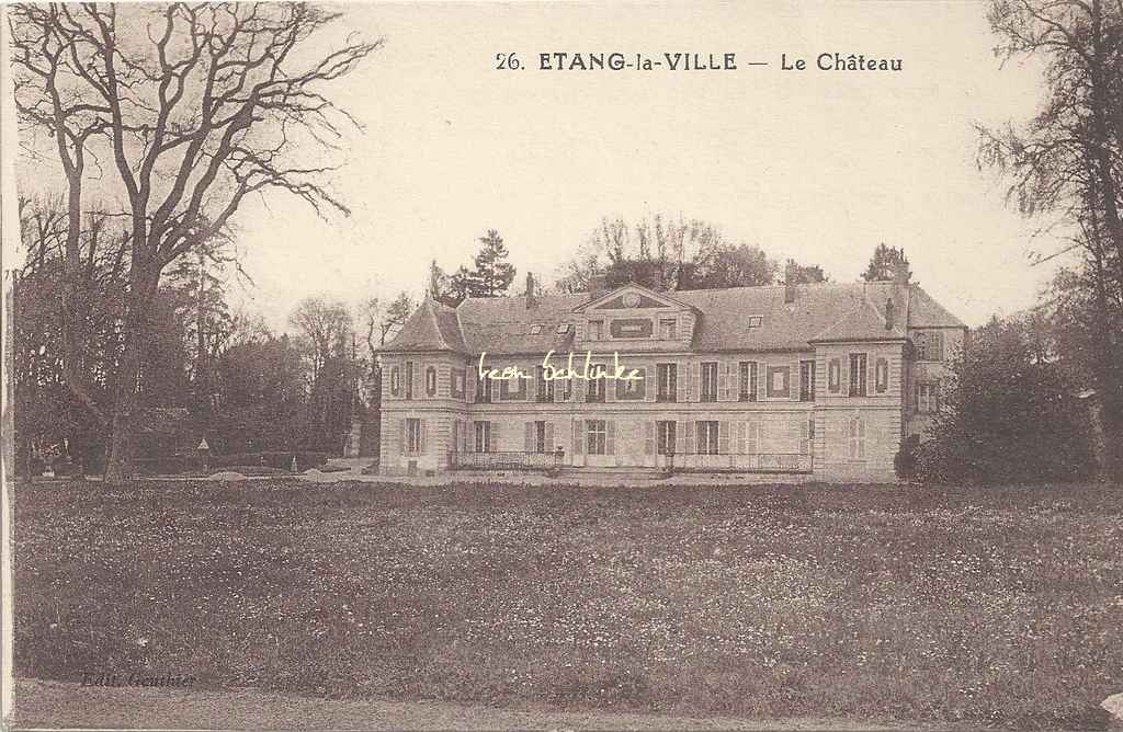 78-L'Etang-la-Ville - Le Château (Gauthier edit. 26)