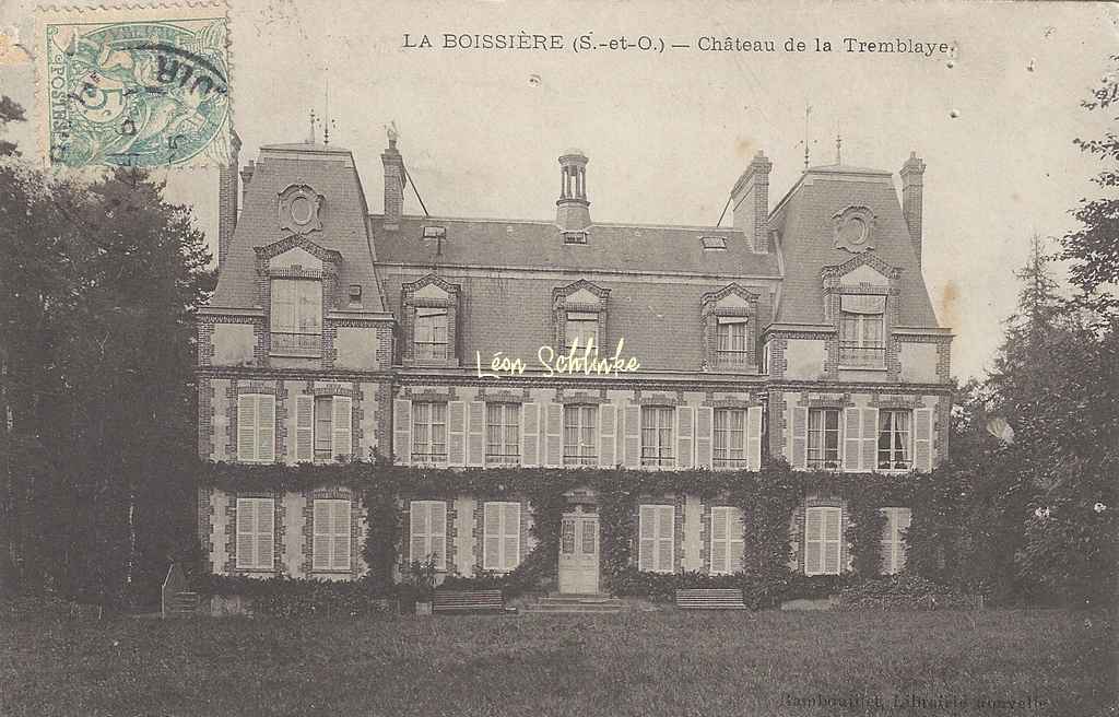 78-La Boissière - Château de la Tremblaye (Ss edit)