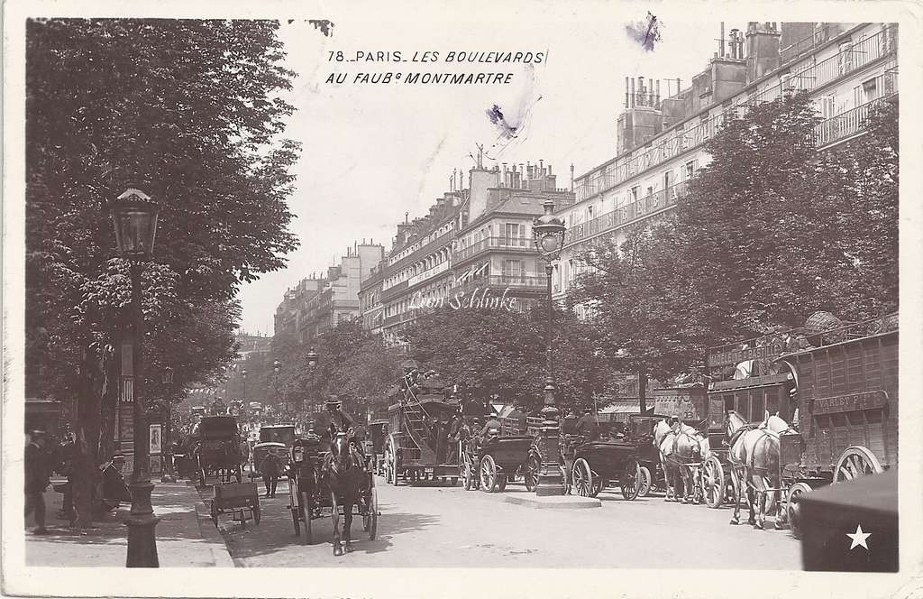 78 - Les Boulevards au Faubourg Montmartre
