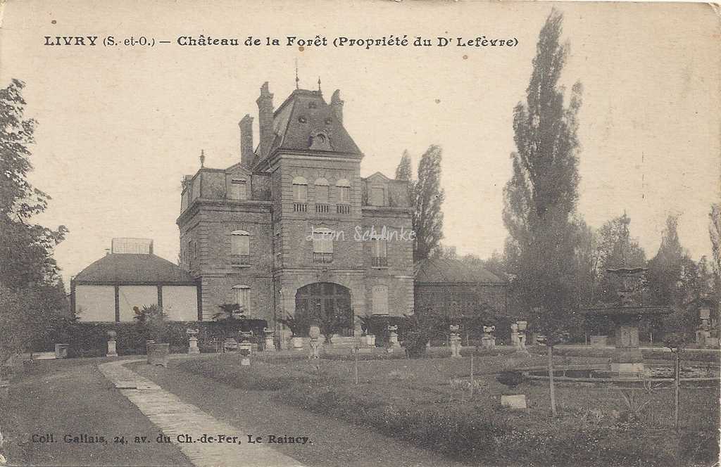 78-Livry - Château de la Forêt (Coll. Gallais)