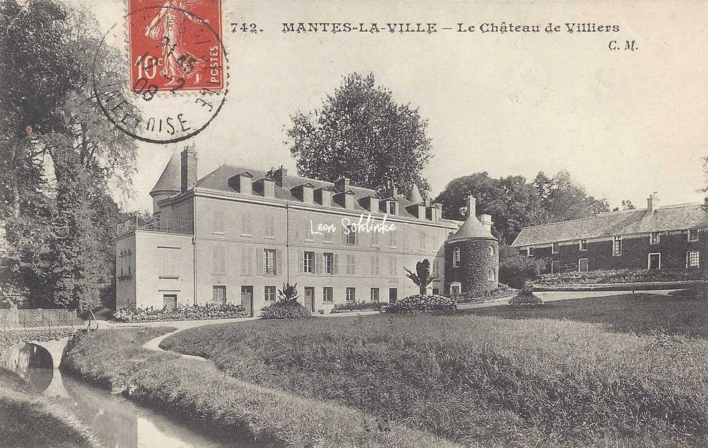 78-Mantes-la-Ville - 742 - Le Château de Villiers (C.Malcuit)