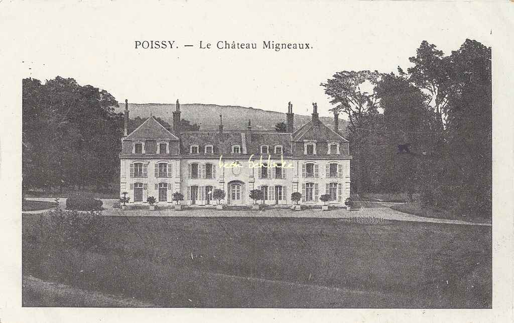 78-Poissy - Le Château Migneaux (Ss edit.)