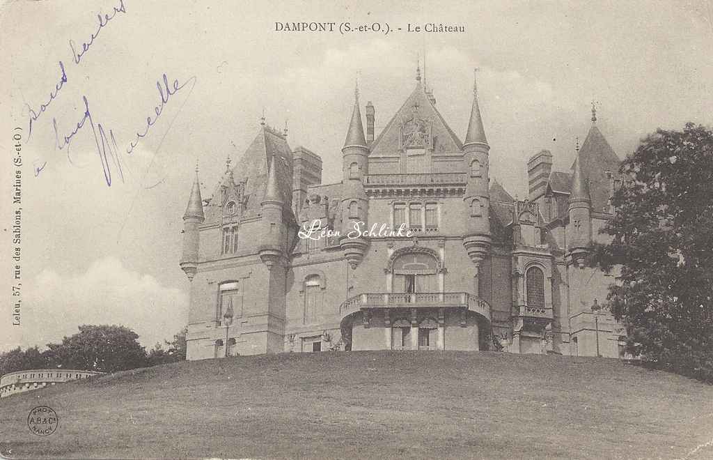 78-Us - Dampont - Le Château (Leleu à Marines)