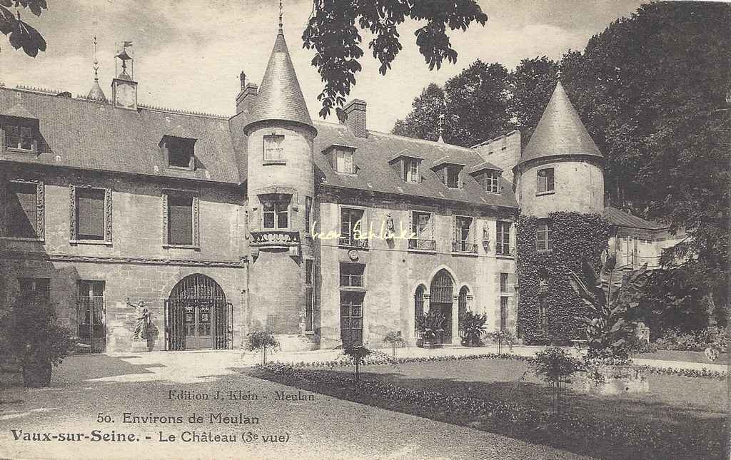 78-Vaux-sur-Seine - Le Château 3° vue (J.Klein 50)