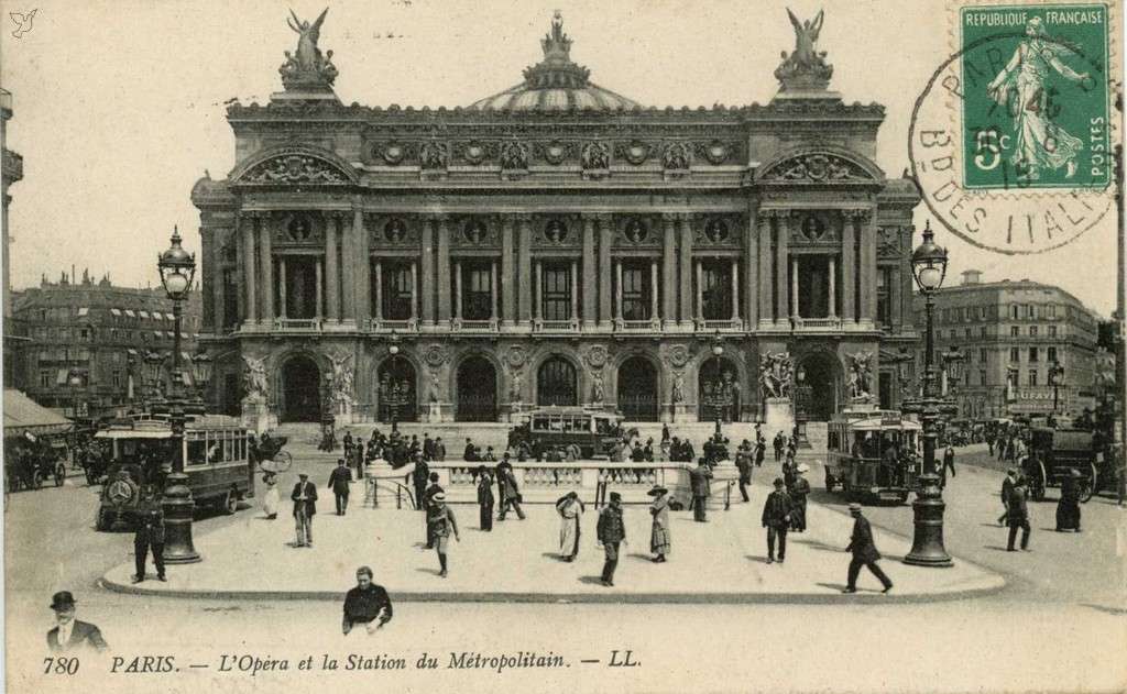 LL 780 (vue 6) - L'Opéra et la Station du Métropolitain