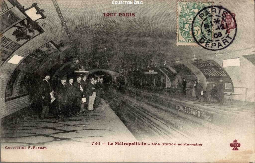 780 - Le Métropolitain - Une station souterraine