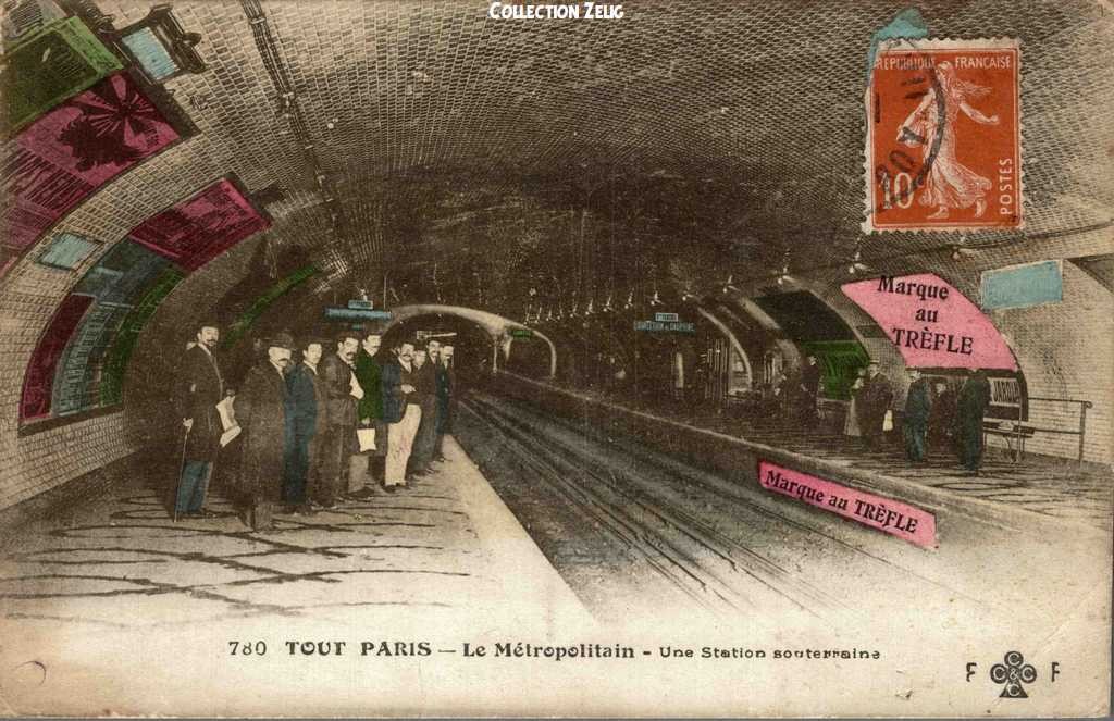 780 - Le Métropolitain - Une station souterraine