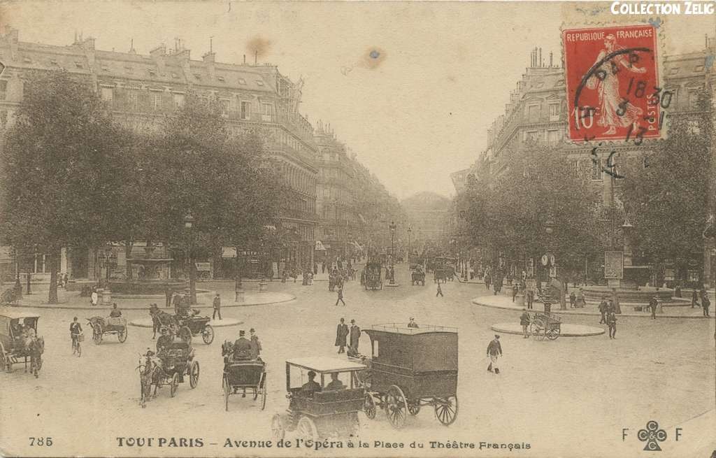 785 - Avenue de l'Opéra à la Place du Théâtre Français