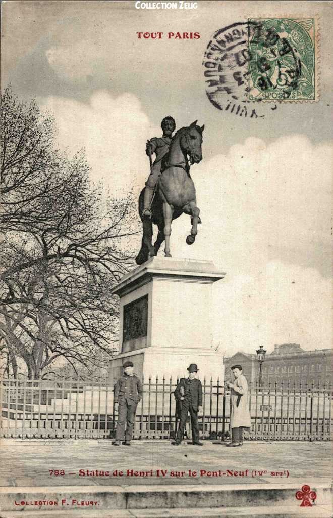 788 - Statue de Henri IV sur le Pont-Neuf