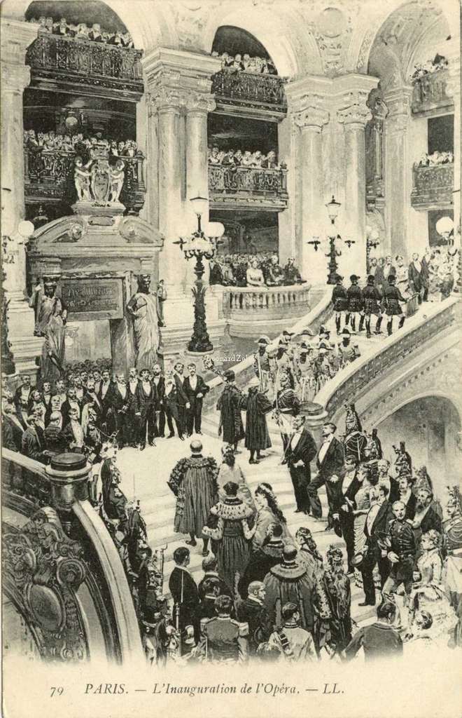 79 - PARIS - L'Inauguration de l'Opéra