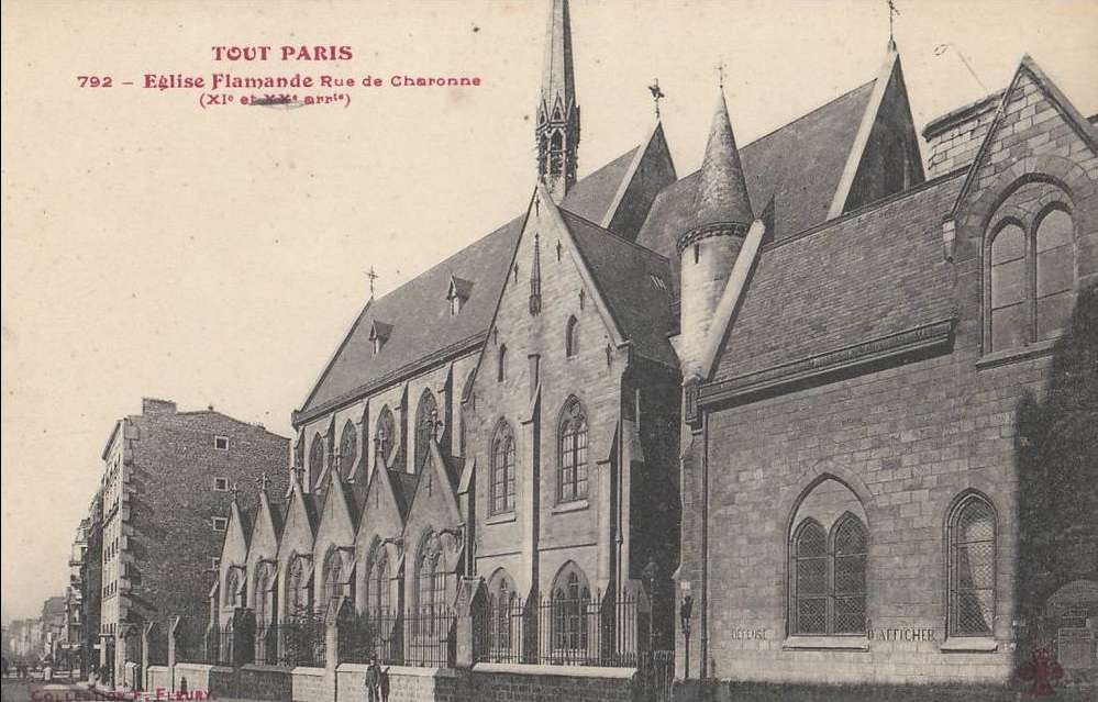 792 - Eglise Flamande, rue de Charonne