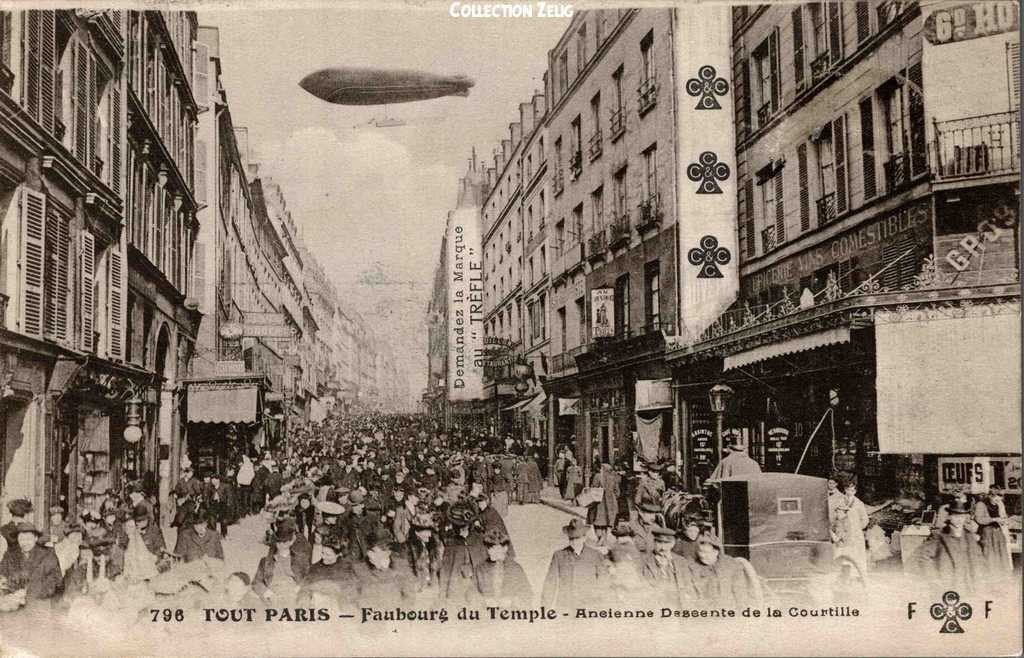 796 - Faubourg du Temple - Ancienne descente de la Courtille
