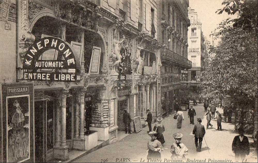 796 - PARIS - Le Théâtre Parisiana. Boulevard Poissonnière