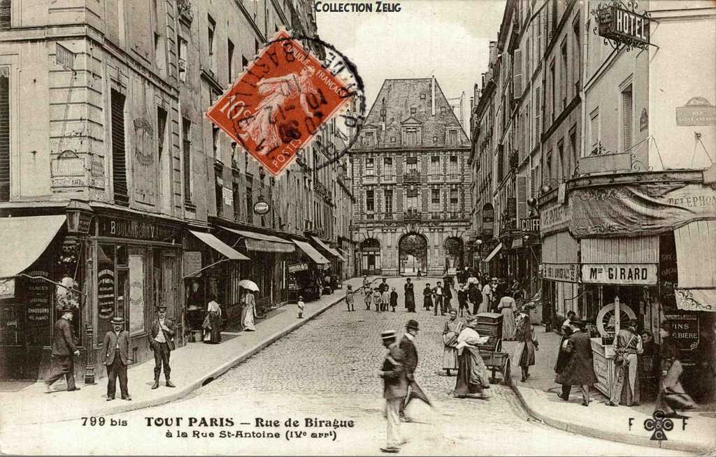799 bis - Rue de Birague à la Rue St-Antoine