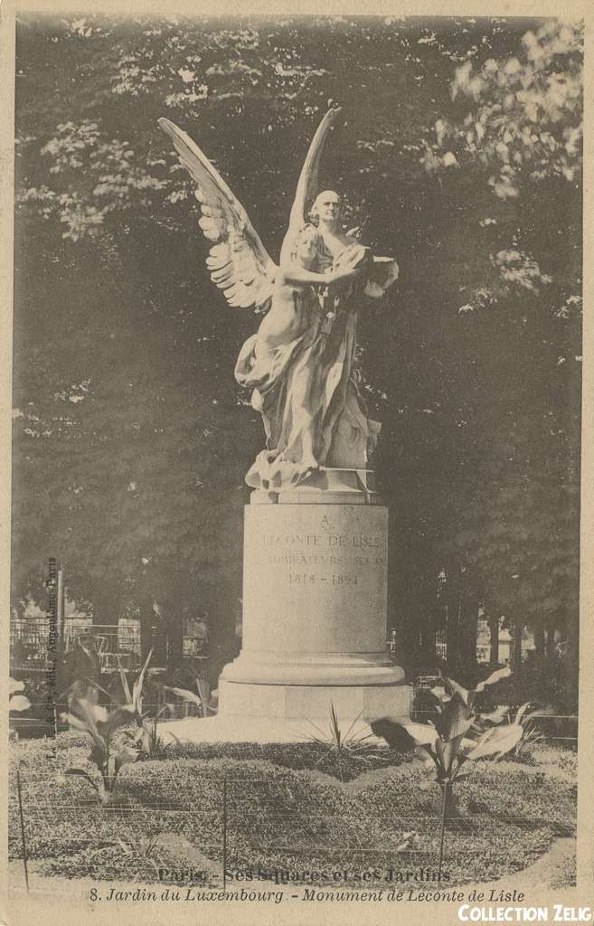 8 - Jardin du Luxembourg - Monument de Leconte de Lisle