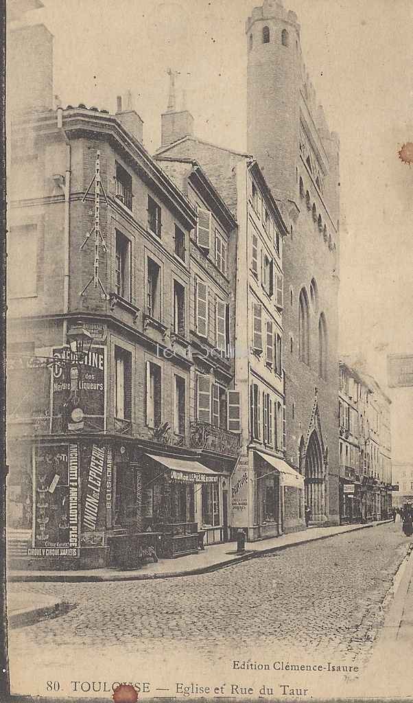 80 - Eglise et Rue du Taur