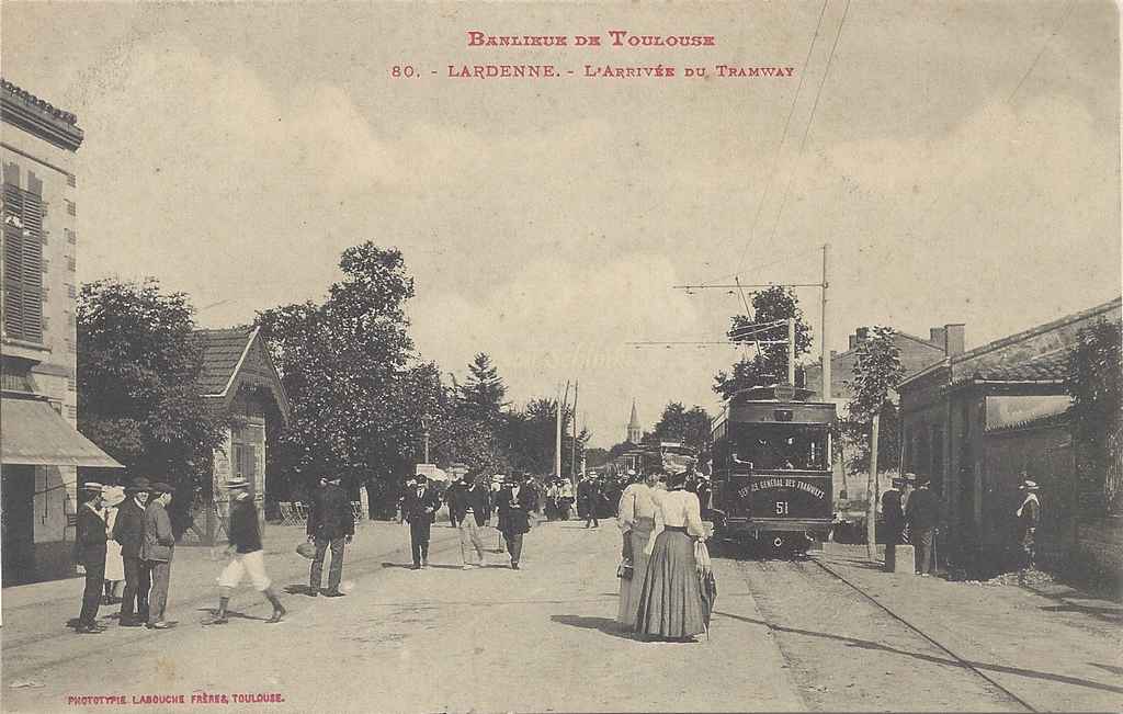80 - Lardenne - L'Arrivée du Tramway