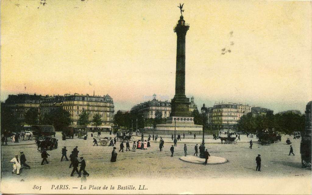 805 - PARIS - La Place de la Bastille